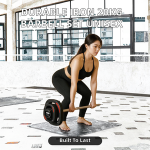 Hoogwaardige duurzame ijzeren gietstukken 20kg krokodillenbek halterstel haltergewichten twee grip gewichtsvierkanten unisex LOGO YL026 - Product Image 2