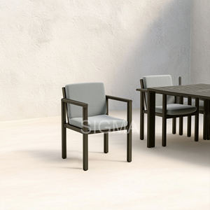 Canapé d'extérieur en alliage d'aluminium Terrasse Véranda Imperméable Canapé de loisirs de <span class=keywords><strong>jardin</strong></span> Cour - Product Image 2