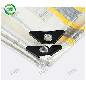 Bâche en polyéthylène imperméable, 8 m, avec rayures renforcées, pour clôture, fabrication de bâche à rayures - Product Image 2