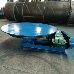 Electric Mining Feeder Circular Disc Feeder With <b>Worm</b> <b>Gear</b> Reducer Blue Color For Sand Stone Mine Application - Product Image 1