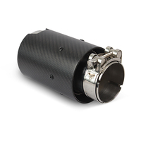 Embouts d'échappement et silencieux turbo en acier inoxydable poli - Accessoires automobiles universels de haute qualité