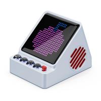 Haut-parleur AUX en plastique XV-2620 avec contrôle par application, pixels 6.0, personnalisation DIY, diaporama, réveil, TWS sans fil