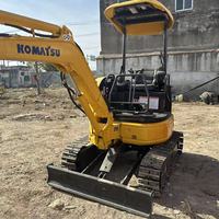 Excavadora Usada Komatsu PC20MR, Máquina de Construcción Hidráulica de Orugas, Original, 2 Toneladas, PC20 PC20MR-2, Mini Excavadora de Segunda Mano con Bomba de Motor