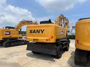 Excavadora de ruedas SANY SY215W usada de alta calidad, 21.5 toneladas, maquinaria para movimiento de tierras con excelentes reseñas, en oferta, con emisiones EPA. - Product Image 2