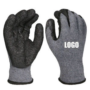 Fabrik-Großhandel Bau 10G 2-Faden Rutschfeste Atmungsaktive Langlebige Industrielle Latex-Arbeitshandschuhe - Product Image 1