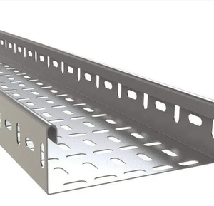 Vente directe d'usine de plateaux de câbles perforés galvanisés à chaud pour plateformes industrielles et couloirs de tuyauterie - Product Image 2