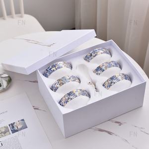 Ensemble de bols et cuillères en porcelaine fine européenne de luxe, très demandé - Product Image 2