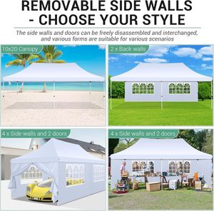Fácil instalación fiesta Gazebo dosel Gazebos Plegables Gazebo tienda 3x3 Pieghevole Toldos 10x20 - Product Image 6