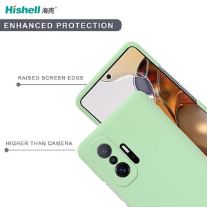 Vendita calda per <span class=keywords><strong>Xiaomi</strong></span> <span class=keywords><strong>Cover</strong></span> morbida custodia in Silicone liquido Logo personalizzato per <span class=keywords><strong>Xiaomi</strong></span> Mi 11T 5G - Product Image 4