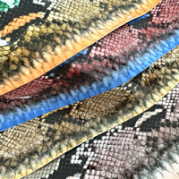 Cuir synthétique PU, simili cuir, motif serpent simulé, faux cuir rexine, cuir feuilleté pour sacs à main, talons et chaussures, décoration de sacs