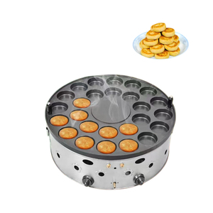 Máquina de 18, 22, 26, 32 orificios para huevos y hamburguesas a gas con encendido piezoeléctrico, para hacer pasteles de frijol rojo, ideal para puestos de comida. - Product Image 1