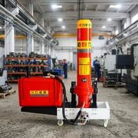 Nouveau système de basculement hydraulique télescopique Hyva Type 3 4 5 étapes, 20 50 100 tonnes, avec vanne de commande pour réservoir d'huile en acier, pour camion benne