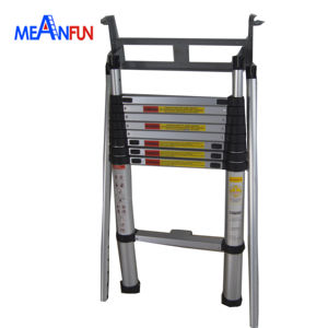 Escalera Telescópica Combinada <span class=keywords><strong>de</strong></span> Aluminio MEANFUN TLG110, Certificación EN131, Capacidad <span class=keywords><strong>de</strong></span> 150 kg, Diseño Moderno para Uso Doméstico y Hotelero - Product Image 1