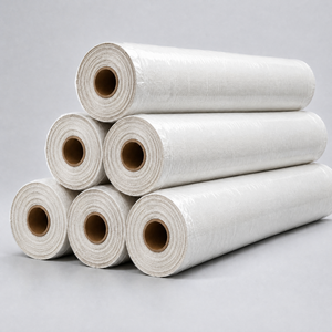 Rotolo <span class=keywords><strong>di</strong></span> <span class=keywords><strong>tela</strong></span> in poliestere e <span class=keywords><strong>canapa</strong></span> a grana media, larghezza 2,3 m, 400 g/m², <span class=keywords><strong>tela</strong></span> grezza preparata per artisti, per <span class=keywords><strong>pittura</strong></span> a olio e acrilico, all'ingrosso - Product Image 1
