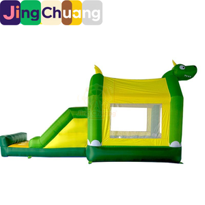 Offre Spéciale : Trampoline <span class=keywords><strong>Gonflable</strong></span> JingChuang avec Toboggan Dinosaure et Château Ludique en Tissu Oxford 530x260x310CM pour Usage Commercial - Product Image 5