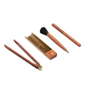 Juego de seis utensilios de madera para la ceremonia del té Oogishido con cuchara, pinzas, cepillo y cuchara para el arte del té - Product Image 5