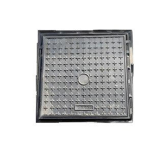 <strong>1000X1000</strong> Ductile Cast Iron Square Rectangle <strong>Manhole</strong> <strong>Cover</strong> Black Engineer Grade Airports Roadway EN124 D400 Standard Zhen Han - Product Image 3