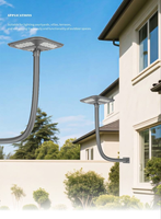 Lampadaire LED 500W d'extérieur étanche pour parking, éclairage de jardin à énergie solaire, vente en gros OEM usine