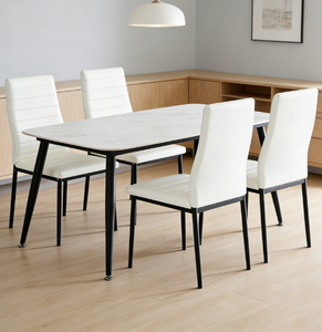 <span class=keywords><strong>Chaise</strong></span> de salle à manger contemporaine nordique en <span class=keywords><strong>velours</strong></span> avec pieds en métal <span class=keywords><strong>noir</strong></span> pour mobilier de restaurant, <span class=keywords><strong>chaise</strong></span> à dossier haut pour table à manger - Product Image 5