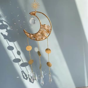 Venta al por mayor de cristal natural Sun Catcher árbol curativo decoración del hogar carillón de viento con tema de piedra para uso en interiores y exteriores - Product Image 3