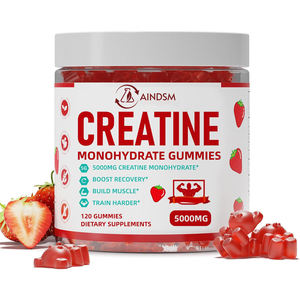 Gomitas de Monohidrato de Creatina Veganas, Excelente Precio, Aumenta la Energía, Suplemento Pre-Entrenamiento, Aumento de Peso, Dulces de Gomitas de Creatina - Product Image 1