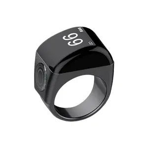 Equantu молитвенное кольцо счетчик Qibla Tasbeeh кольцо смарт-кольцо счетчик 9999 Беспроводная зарядка