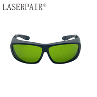 Lunettes de sécurité laser haute protection en fibre OD8 +, monture en plastique 980-1100nm, lunettes laser de protection des yeux en polycarbonate, nouvel arrivage