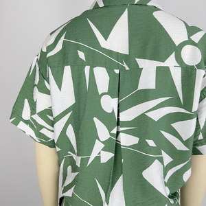 Conjunto <span class=keywords><strong>de</strong></span> 2 Piezas <span class=keywords><strong>para</strong></span> <span class=keywords><strong>Mujer</strong></span>, Estampado Floral, Casual, Verano, Cuello Solapa, Manga Corta, <span class=keywords><strong>para</strong></span> Uso Diario - Product Image 5