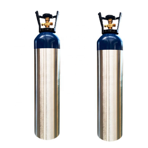 음료 요소 브랜드 신형 <span class=keywords><strong>CO2</strong></span> 탱크 CGA320 밸브와 사이폰 튜브 20lb 알루미늄 실린더 - Product Image 1