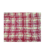Feuille de Celluloïd Décorative en Gros avec Motif à Carreaux Rouge et Blanc, Film de Celluloïd Naturel pour Ornements et Accessoires Artisanaux