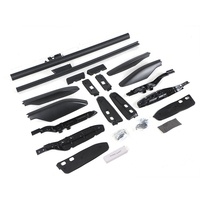 Barres transversales de toit ABS 4x4 pour Land Cruiser Prado LC120 2002-2009 - Installation facile par boulons
