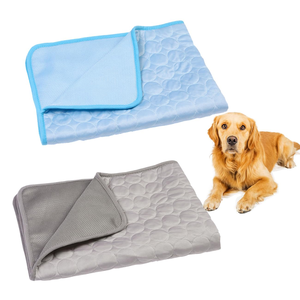 Classic Style <b>Large</b> Animal Cooling Pet <b>Mat</b> Rectangle Summer Sleep <b>Mat</b> for Dogs and Cats Solid Pattern for Small Animals - Product Image 1