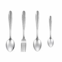 Ensemble de couverts de table en acier inoxydable 18/0 de qualité supérieure, 24 pièces, pour la maison, la cuisine, cadeau de fête, OEM en gros