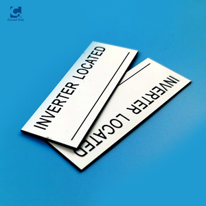 Tùy chỉnh Công Nghiệp Treo <span class=keywords><strong>Tag</strong></span> cho dây van trafolyte điện nhựa ghi nhãn thu nhỏ tự dính Mã Vạch Laser khắc <span class=keywords><strong>tag</strong></span> - Product Image 4