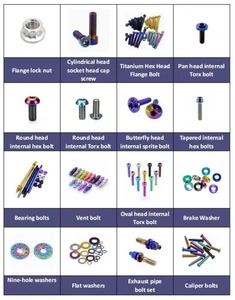 Factory Direct Sales of Titanium Alloy Bolts M3-M10 <strong>Socket</strong> Head Cap <strong>Screws</strong>, Suitable for Road Bike Seats and Modifications - Product Image 6
