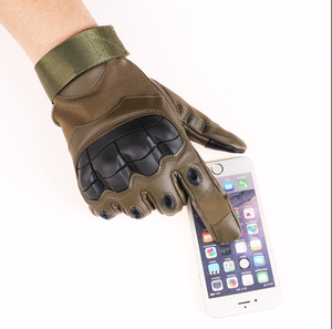 DFTG207 Winter Tactical <b>Gloves</b> Full Finger Touch Screen Made by Leather Polyester Hard <b>Knuckle</b> Riding Hunting Cosplay Df Stock - Product Image 3