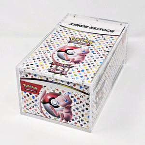 Boîte de protection et de présentation personnalisée en acrylique transparente pour 10 paquets de boosters Pokémon TCG - Product Image 3