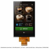 شاشة لمس IPS LCD مقاس 3.5 بوصة بدقة 320×480 مع لوحة SPI RGB G+F لماكينات القهوة والأجهزة المنزلية والمقالي الهوائية وموزعات المياه