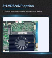 Placa Base Industrial Intel Elkhart Lake J6412 UEFI Compatible con Windows 10 y Linux, Admite Almacenamiento a Temperaturas Extremas de -15°C ° C~75 ° C