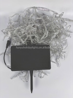 Outdoor IP67 Niederspannung LED Solar Weihnachts baum Girlande Beleuchtung Grün PVC Draht Fee Dekorationen Indoor Fairy Lichterketten