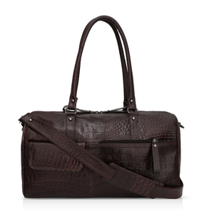 La Artesanía Duradera Destaca en Este Bolso de Viaje Deportivo de Lujo 100% Cuero Genuino con Interior Espacioso y Cierres Resistentes - Product Image 4