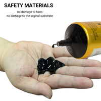 Zhanlida T7000 50ML Noir Contact Réparation Composants Adhésifs Colle pour Téléphone Portable Tablette Précision Applicateur Pointe pour la Construction
