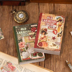 Paquete de 30 Hojas de Pegatinas, Estilo Retro, Motivos Vintage, Patrones Versátiles, Diarios, Decoraciones DIY, <span class=keywords><strong>Arte</strong></span> de <span class=keywords><strong>Collage</strong></span> - Product Image 1