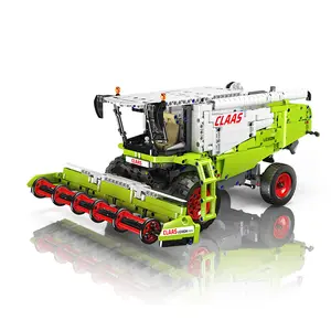 2024 New Mould King 17014 Engineering series Harvester APP version brick toy boy gift building block set