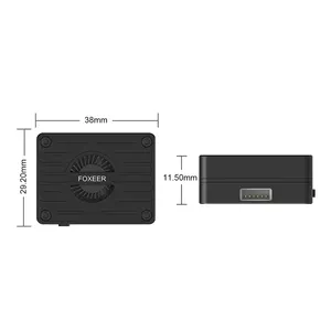 FOXEER 4.9-6G Reaper Extreme 3W 80CH VTX 9~36V 15.2g 25mW/ 200mW/ 500mW/ 1.5W/ 3W Adjustable for Long Range RC FPV <b>Drone</b> - Product Image 6