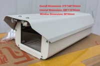 Boîtier de caméra de sécurité en métal pour caméra CCTV, anti-poussière, pour caméra bullet, boîtier de caméra, enceinte, pour déstockage