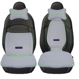 Waterproof Breathable air Net Poe Polymer Relieve Fatigue Back Set High Elastic <b>Car</b> Seat Cushion with Mesh Fabric Cover - Product Image 1