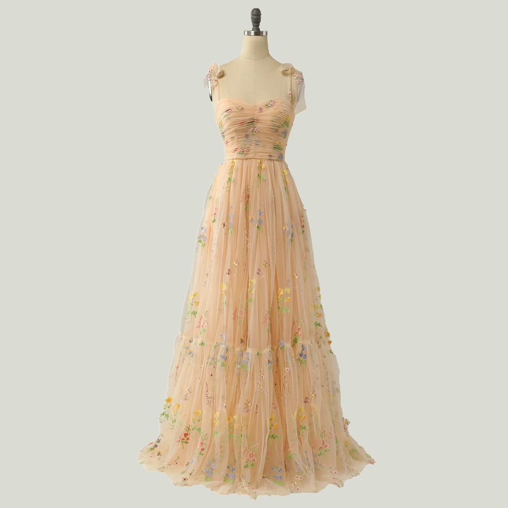 Top bustier a maniche lunghe color champagne