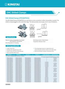 Abrazaderas de blindaje de cable <span class=keywords><strong>PFZ</strong></span>/SKL EMC Clip de acero galvanizado para barra colectora - Product Image 6