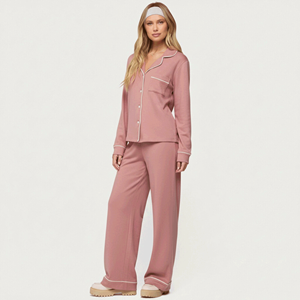 Conjunto de Pijama de Seda para Mujer de Alta Calidad, Ecológico, Lujoso y Cómodo, 100% Seda, Mangas <span class=keywords><strong>Largas</strong></span> - Product Image 4